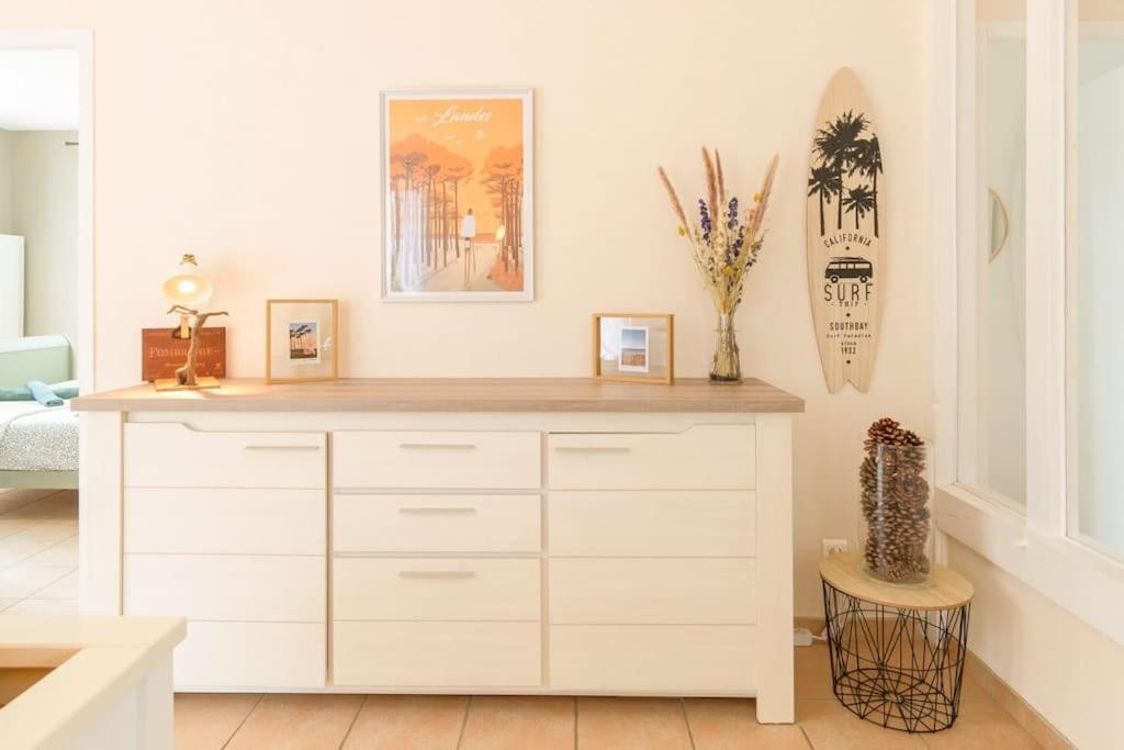 New Charmante Maison Proche Ocean Biscarrosse Exteriör bild